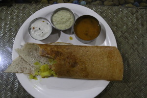 Dosa Masala aka my breakfast the other day (common in south india)