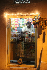 General store. There's a lot of small business in India.